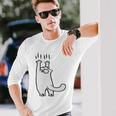 Cute Kitten Cat Lovers Langarmshirts Geschenke für Ihn