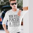Divertenti Scritte Non Posso Piacere A Tutti Maglietta a maniche lunghe Regalos para él