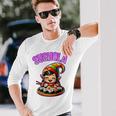 Donna Kawaii Giapponese Divertente Nano Sushola Amanti Del Sushi Maglia Con Maniche Raglan Maglietta a maniche lunghe Regalos para él