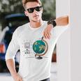 Donnaiaggia Per Il Mondo Outfit World Touriaggi Inacanza Con Collo A Maglietta a maniche lunghe Regalos para él
