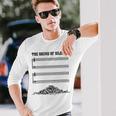 El Sonido Del Silencio Divertido Regalo Musical Camiseta de manga larga Regalos para él