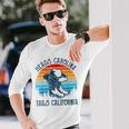 Heads Carolina Tail California Country Music Cowgirl Western Long Sleeve T-Shirt Gifts for Him
