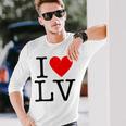I Heart Lasegas Amo Lv Maglietta a maniche lunghe Regalos para él