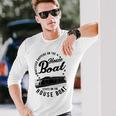 Houseboat Was Auch Immer Auf Dem Hausboat Was Auch Immer Gray S Langarmshirts Geschenke für Ihn