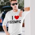 I Love Ozempic I Love Ozempic Langarmshirts Geschenke für Ihn