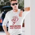 Ni Per Favore Cocktail Front Print Italiano Original Gray Langarmshirts Geschenke für Ihn