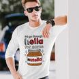 Passerei Attraverso Hella Per Un Po 'Di Abbigliamento Nutella Maglietta a maniche lunghe Regalos para él