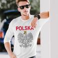Polska Polish Poland Camiseta de manga larga Regalos para él