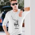 Recreacional Equitación Caballo Polo Equitación Caballo Caballo Camiseta de manga larga Regalos para él