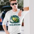 Schlavocado Avocado Pyjama Nachthemd Schlafanzug Langarmshirts Geschenke für Ihn