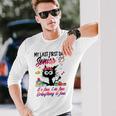 Senior 2025 Graduation My Last First Day Of Class Of 2025 Long Sleeve T-Shirt Gifts for Him