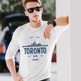 Skyline Toronto Canada Langarmshirts Geschenke für Ihn