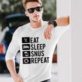 Snus Regalo Senza Fumo Smettere Di Fumare Tabacco Anti Nicotina Maglietta a maniche lunghe Regalos para él