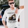 Studieren Kann Jeder Bagger Fahren Nur Die Besten Langarmshirts Geschenke für Ihn