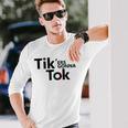 Tik'ers Gonna Tok Gray Langarmshirts Geschenke für Ihn