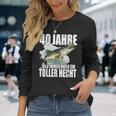 40 Jahre Und Noch Ein Toller Hecht Angler Birthday Langarmshirts Geschenke für Sie