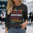 Achtung Freilaufender Rentner Pension Pension Langarmshirts Geschenke für Sie