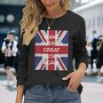 Anti Trump Make America Great Britain Again Long Sleeve T-Shirt Gifts for Her