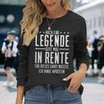 Auch Eine Legende Geht Mal In Rente Rentner Rentnerin Langarmshirts Geschenke für Sie