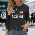 Austria Austria Flag Austria Souvenir Langarmshirts Geschenke für Sie