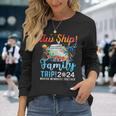 Aw Ship It's A Family Trip 2024 Family Matching Cruise Trip Long Sleeve T-Shirt Gifts for Her