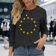 Bandiera Europa Unione Europea Ue Eu Europe Flag Uomo Donna Maglietta a maniche lunghe Regalos para ella
