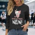 Bevor Du Fragst Nein Cat Langarmshirts Geschenke für Sie