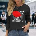 With Bin Da Kann Losgehen Table Tennis Player Langarmshirts Geschenke für Sie