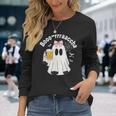 Boo-Racha Halloween Ghost Beer Borracha Long Sleeve T-Shirt Gifts for Her