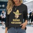 Buenas Nietschez Nietzsche Philosophy Langarmshirts Geschenke für Sie