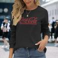 Coca-Cola Distressed Cursive Logo Langarmshirts Geschenke für Sie