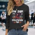 Cruising Crew Trip Halloween Cruise Squad Family 2023 Long Sleeve T-Shirt Gifts for Her