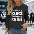 Das Leben Ist Zu Kurz Um Normal Zu Sein Langarmshirts Geschenke für Sie