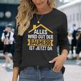 Der Bauherr Ist Jetzt Da Bauherr Hausbau Langarmshirts Geschenke für Sie