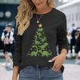 Dinosaur Christmas Tree Dino Trex Dinosaur Lover Christmas Long Sleeve T-Shirt Gifts for Her