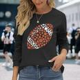 Dot Day Polka Dot American Football Lover Player Long Sleeve T-Shirt Gifts for Her