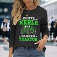 Echte Kerle Fahren Tractor Real Soccer Bunch Langarmshirts Geschenke für Sie