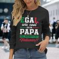 Egal Wie Cool Dein Papa Ist Meiner Ist Italian Langarmshirts Geschenke für Sie