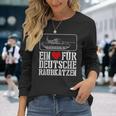 Ein Herz Für Deutsche Rraukwaren Tank Driver Military Langarmshirts Geschenke für Sie