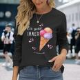 Eis Geht Immer Eisparele Eiscafe Du Liebst Eiscreme Eispar Langarmshirts Geschenke für Sie