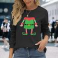 Elf Kostüm Wichtel Weihnachtself Lustige Weihnachten Langarmshirts Geschenke für Sie