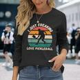 Me Encanta El Pickleballintage Me Encanta El Pickleball Camiseta de manga larga Regalos para ella