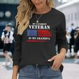 My Favorite Veteran Is My Grandpa Military Veterans Day Long Sleeve T-Shirt Gifts for Her