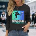 First Day Of School Schulkind 2024 Schulanfang Junge Fussball Langarmshirts Geschenke für Sie