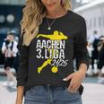 Football Kicken Club Aachen Fan Home Rhineland Rise Langarmshirts Geschenke für Sie