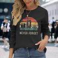 Never Forget Cassette Tape Retro 80S And 90S Langarmshirts Geschenke für Sie