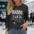 Futuro Papà 2024 Annuncio Gravidanza Babbo 2024 Loading Maglietta a maniche lunghe Regalos para ella
