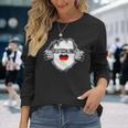 German National Flag Ich Liebe Deutschland Langarmshirts Geschenke für Sie