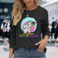 Gute Besserung Unicorn Unicorn Belly Pain Sick Flu Langarmshirts Geschenke für Sie