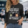 Hang Out With My Tuxedo Cat Owner Tuxedo Cat Lover Long Sleeve T-Shirt Gifts for Her